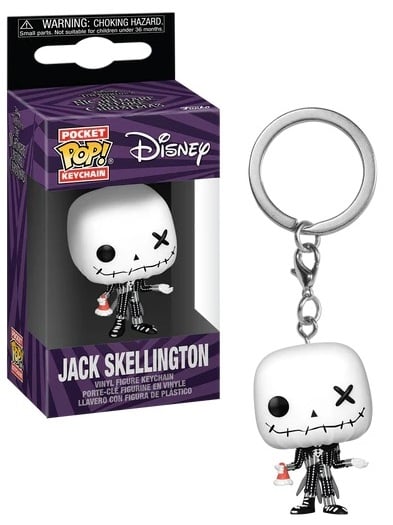 FUNKO POP! Disney – Patchwork Jack Skellington Portachiavi 5cm  In box…x12